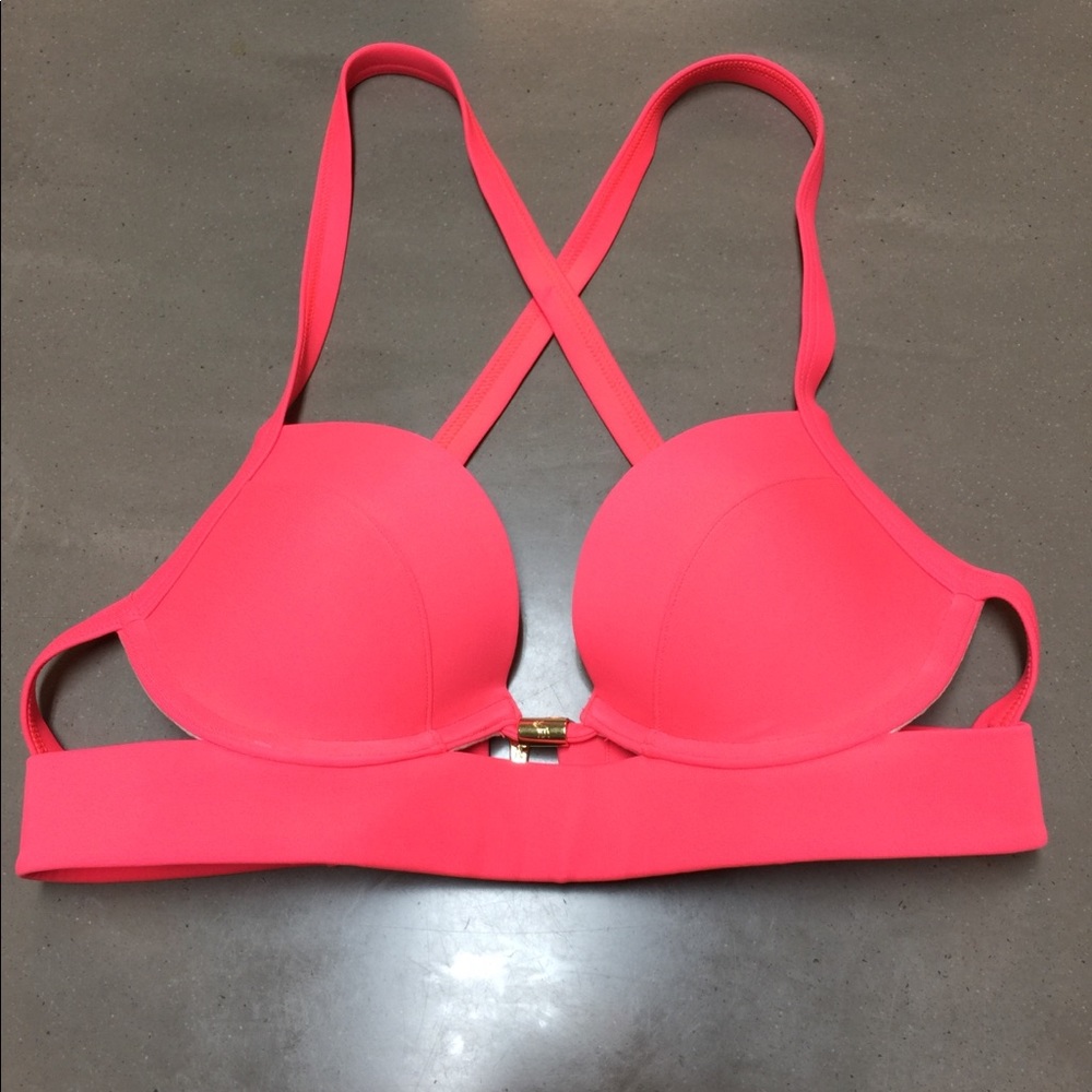 Abercrombie Push-Up Plunge Swim Top